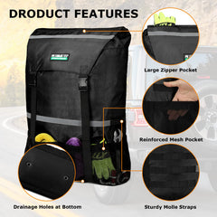 WITSTEP bag features reflective strips for night visibility