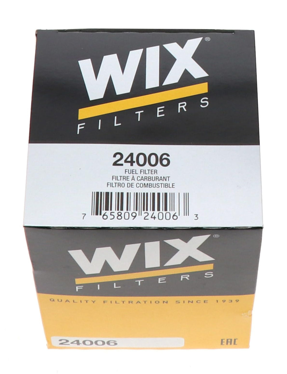 WIX 24006 label with dimensions and weight