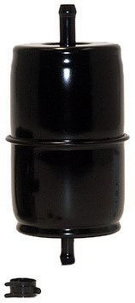 WIX 33486 fuel inline filter showing gasket seal for improved fuel cleanliness