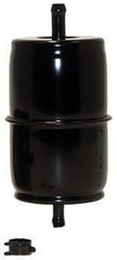 WIX 33486 fuel inline filter showing gasket seal for improved fuel cleanliness