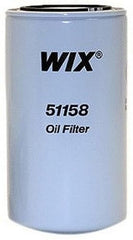 WIX 51158 oil filter for synthetic and high-mileage engines—high dirt-trapping efficiency protects oil quality