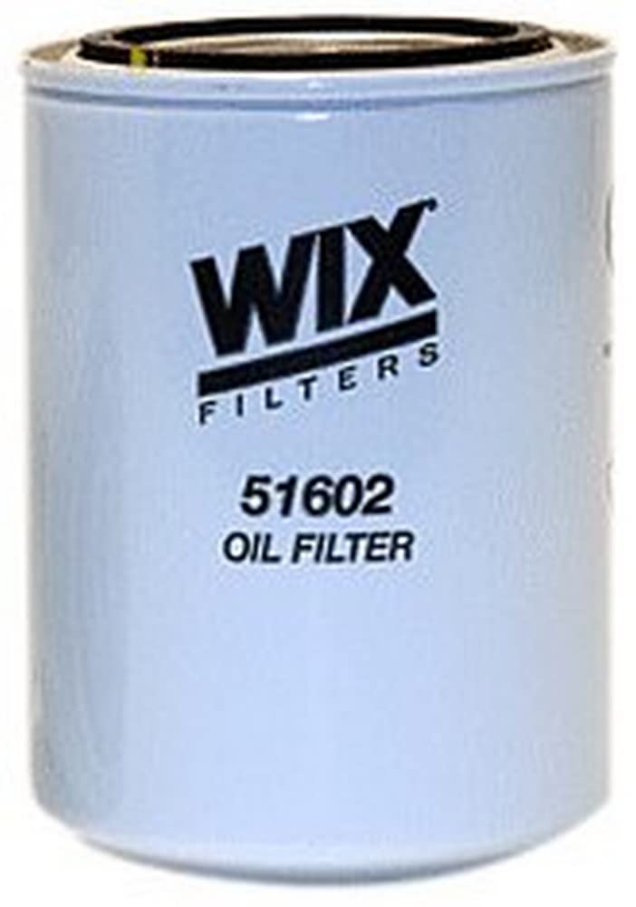 WIX 51602 oil filter replacement shown in engine bay for synthetic oils and high-mileage engines
