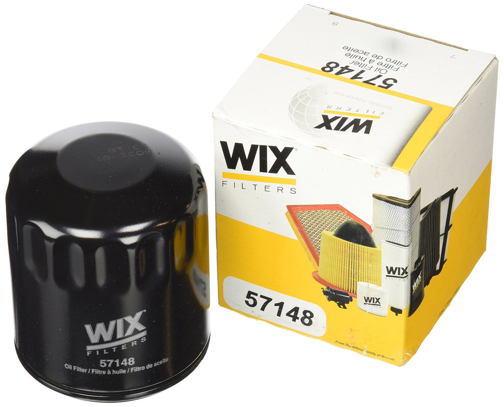 WIX 57148 oil filter for Harley-Davidson, helps prevent dry starts and protects engine under demanding riding conditions