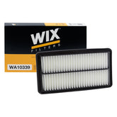 WIX air filter for Acura MDX 2016-2019, side view showing fit and durability.