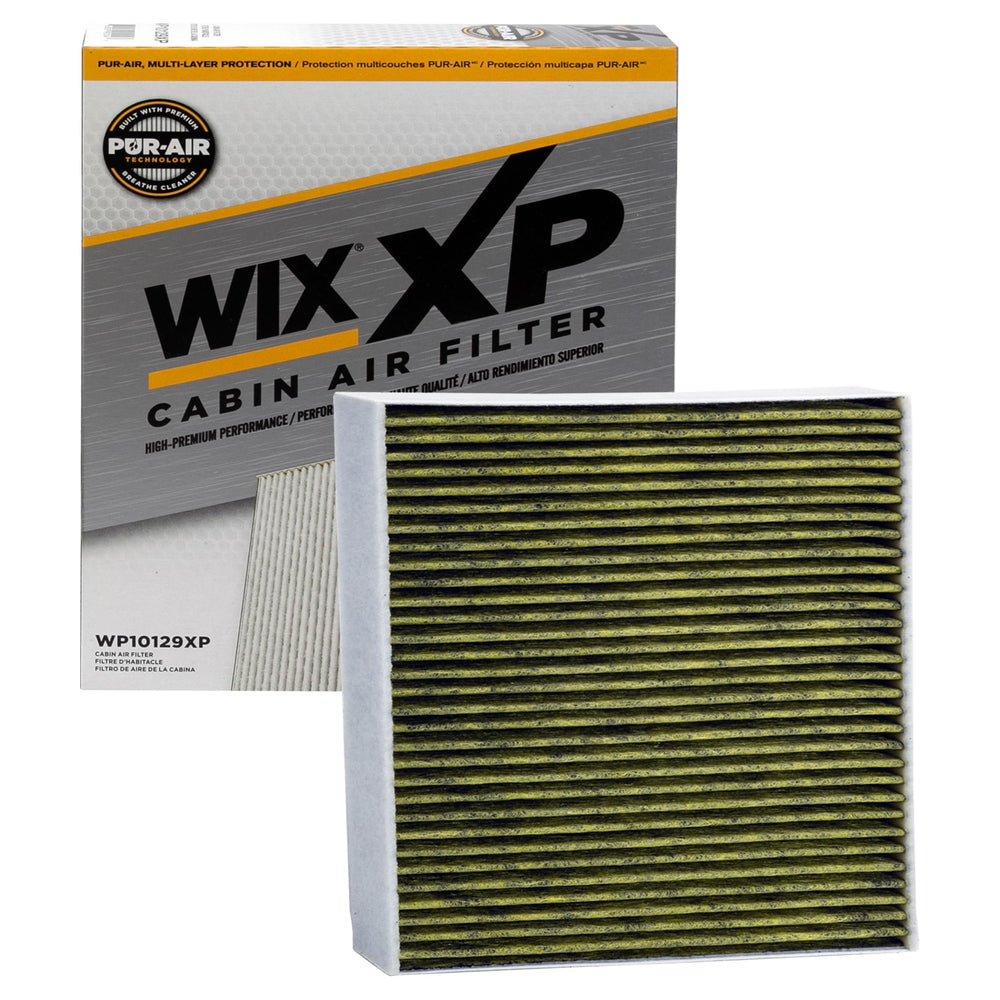WIX XP Cabin Air Panel front view; durable construction for steady cabin airflow.