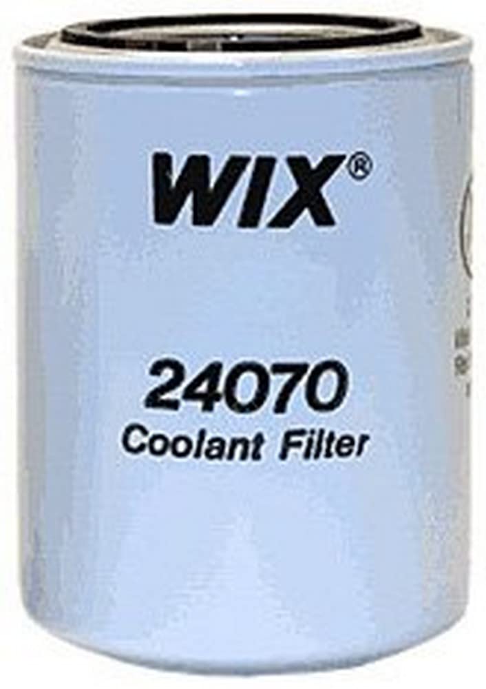 WIX 24070 heavy-duty coolant spin-on filter maintains clean coolant flow and protects engine components.