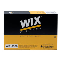 Wix Filtr LD cabin air filter with Viton seals for durable, leak-resistant performance.