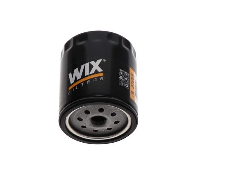 WIX Spin-On Lube Filter showing dirt-holding capacity in action, keeping oil cleaner