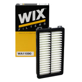 WIX WA11090 engine air filter front view showing robust protection and airflow