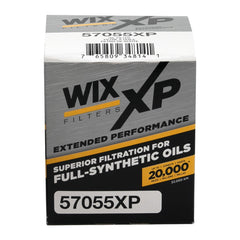 WIX XP oil filter packaging image emphasizing durability and easy installation