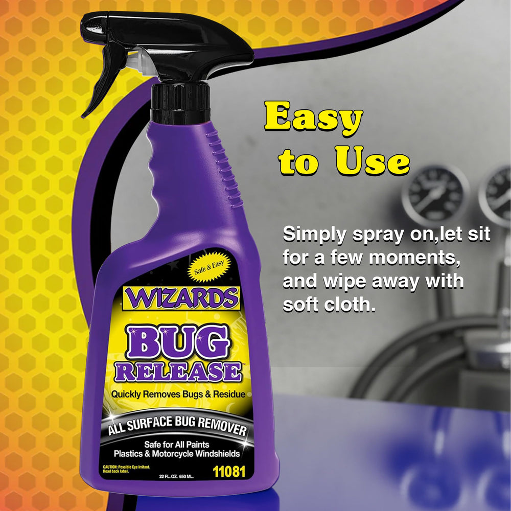 Wizards Bug Release spot-clean ready to lift bug residue quickly