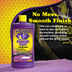 Wizards Finish Cut Compound delivering showroom shine on diverse paint finishes.