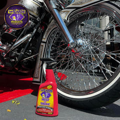 Detail spray helps reduce light water spots on glass and paint.