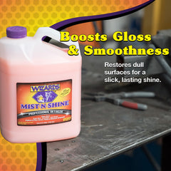 Wizards Mist-N-Shine paint-surface-detail removes minor blemishes while preserving gloss.