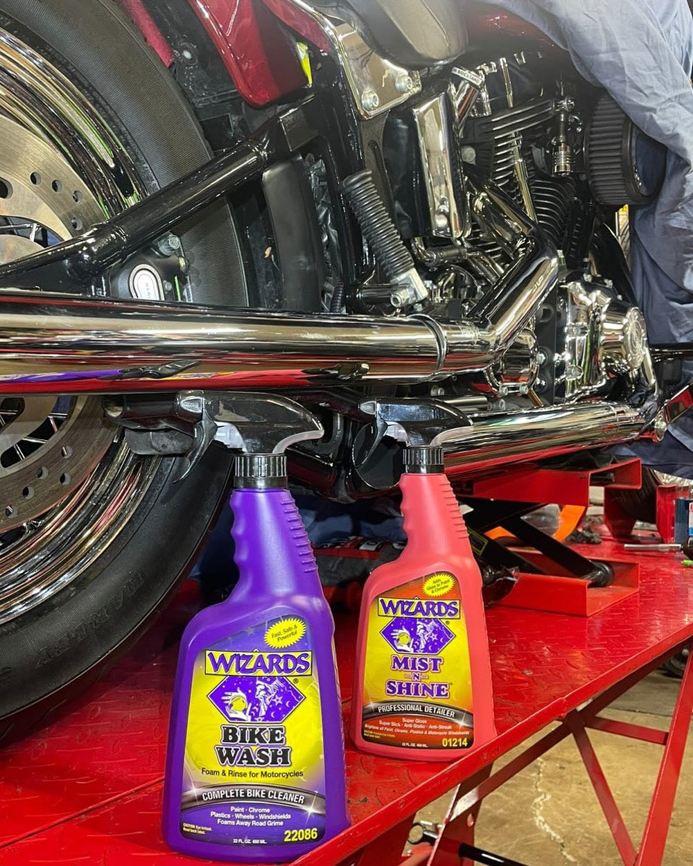 Wizards On-the-Go Shine bundle presenting a professional finish between rides.