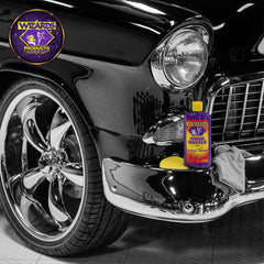 Wizards Shine Master Polish and Sealant no-wax formula reduces greasy film.
