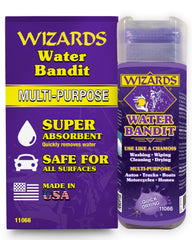 Wizards Water Bandit close-up highlights highly absorbent, lint-free material.