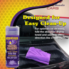 Wizards Water Bandit stored in compact case for easy garage organization.