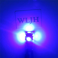 WLJH twist-lock socket fits 194/168 bulbs for secure dashboard lighting.