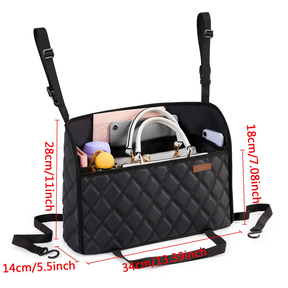 wllwoo six-compartment storage keeps travel items organized and within reach