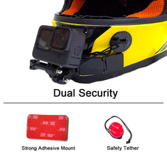 WLPREOE GoPro extension arm enables flexible angle adjustments during fast-paced rides.