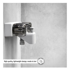 WMF faucet with elegant compact design and smoky double handles to save camper space