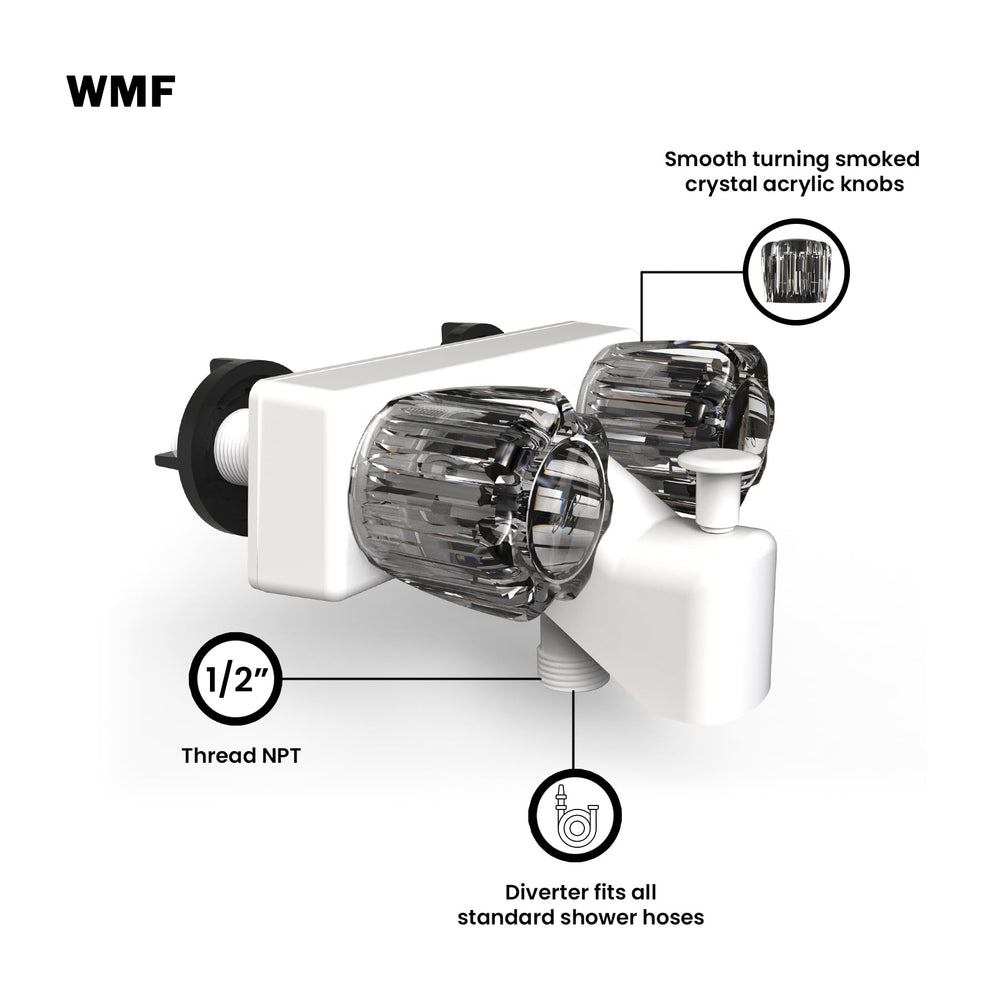 Non-metallic underbody by WMF resists corrosion and maintains water quality in travel rigs