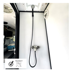 WMF RV tub and shower faucet two point two gpm delivers steady flow