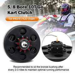 WNOOENG 58-bore go-kart clutch fitment guides engine compatibility clearly