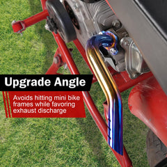 WNOOENG 212cc header on Predator engine previewing installation and fit