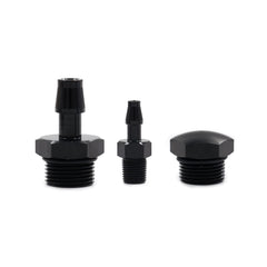 WnSEu 6-port vacuum block ready for turbo or wastegate tuning.
