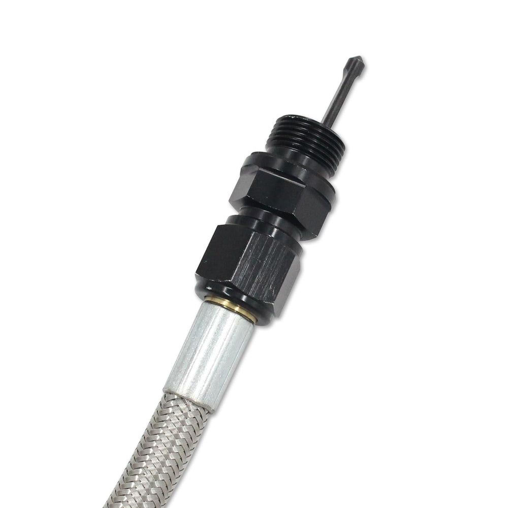 WnSEu braided-dipstick assembly with aluminum lines for Ford F-150 durability