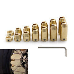 wnseu brass spoke weight refill closeup highlighting durable brass construction.