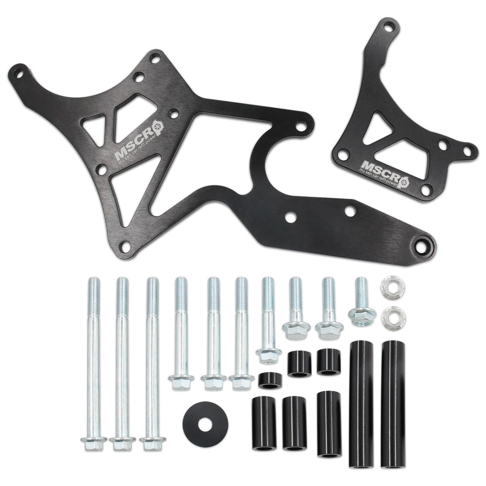 WnSEu LS Serpentine Bracket enhances fit for Chevy LS engines with optimized belt routing.