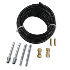 WnSEu nylon fuel line flexible routing for tight engine paths.