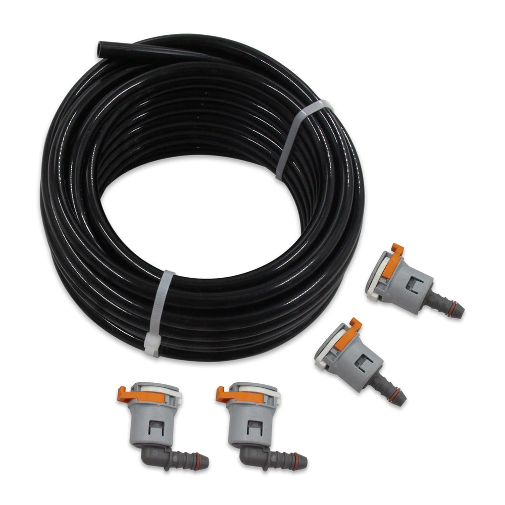 WnSEu nylon fuel line heat resistant design for engine bay environments.