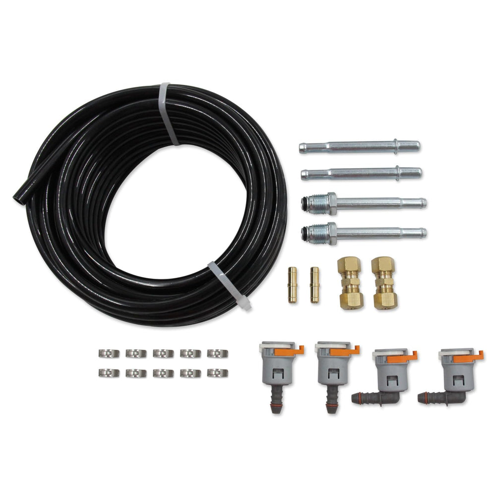 WnSEu nylon fuel line closeup showing smooth texture and sturdy construction.