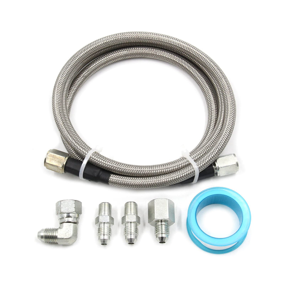 WnSEu remote turbo sensor teflon line, 4AN for clean signal transmission.