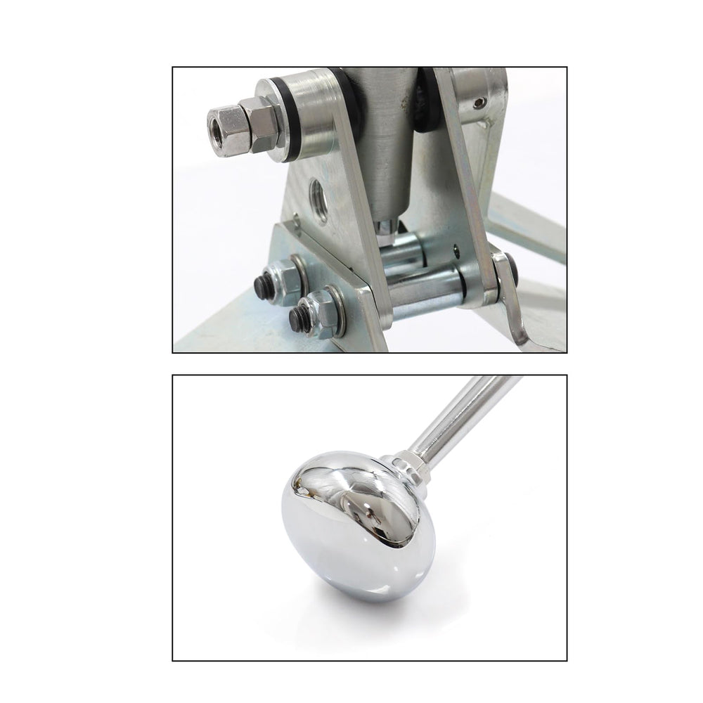 WnSEu TH350 shifter top view highlighting rugged construction.