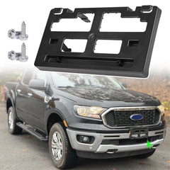 Wocch front license frame for Ford Ranger 2019-2023 with secure mounting