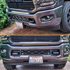 Low profile design fits behind bumper without bulk