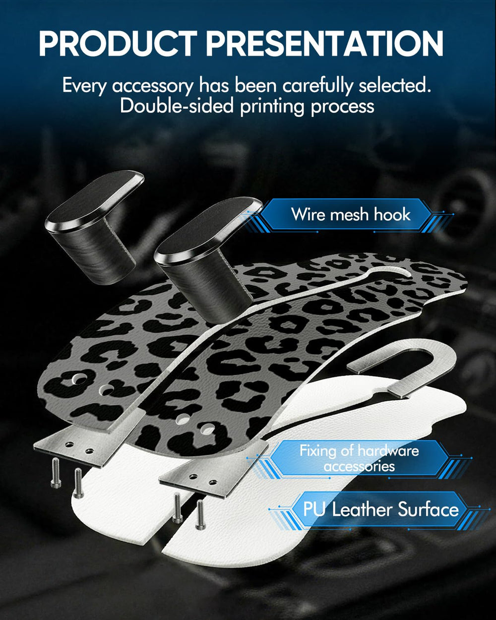 WOCOCN 2-pack keeps daily essentials organized for commutes and road trips