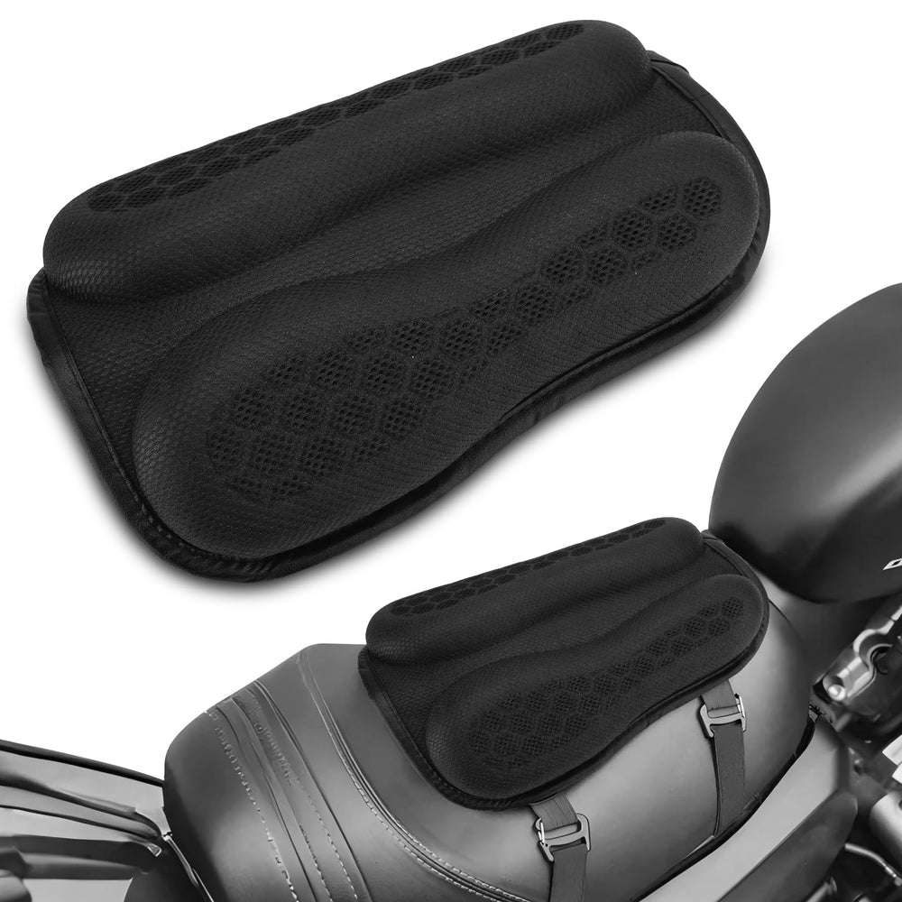 WODHMIEY breathable seat pad highlighting airflow for long rides.