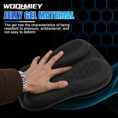 WODHMIEY shock-absorbing pad reducing impact on rough roads.