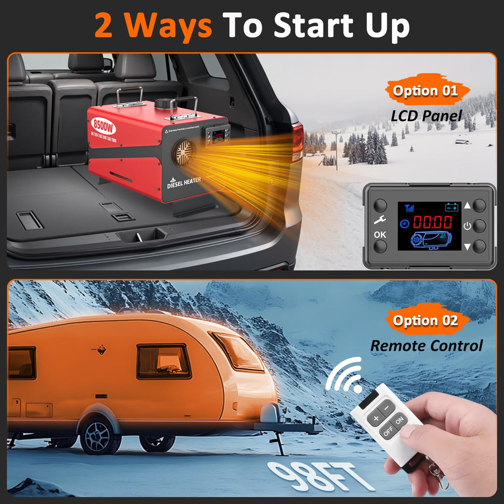 Wodli LCD display panel for quick status and settings check