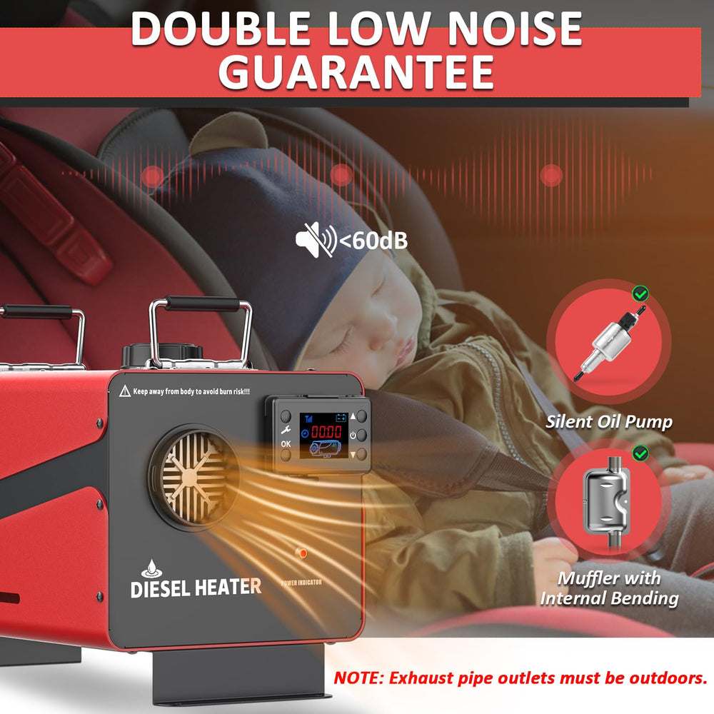 Wodli remote control for the heater enables easy comfort adjustments