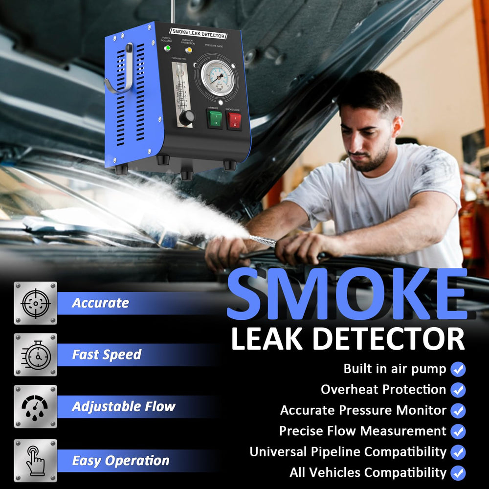 Wodli Smoke Machine delivers 19 psi air pressure for testing