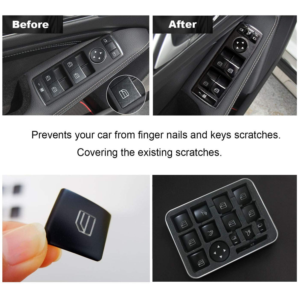 WODOFO GDR switch cover close-up — ABS finish, durable interior protection.