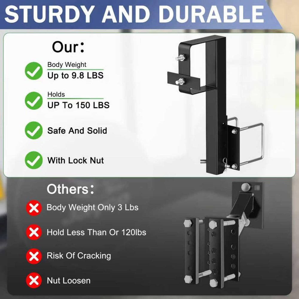 WOIRON included hardware kit for straightforward mounting on 4-inch bumpers.
