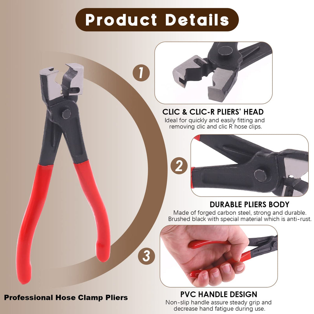 Wokape large CV boot clamps 9mm set for heavy duty use